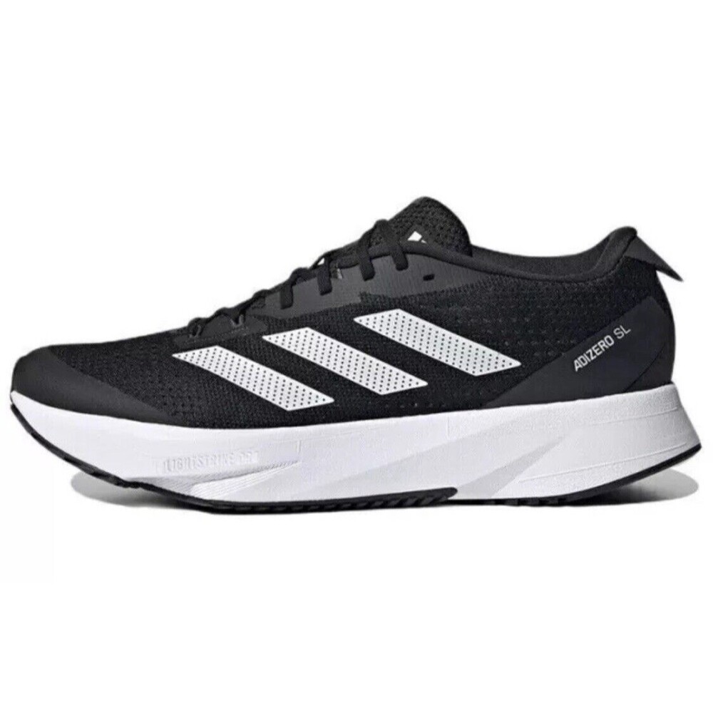 Adidas Adizero SL Running Sneakers Core Black White HQ1349 Mens Size 12